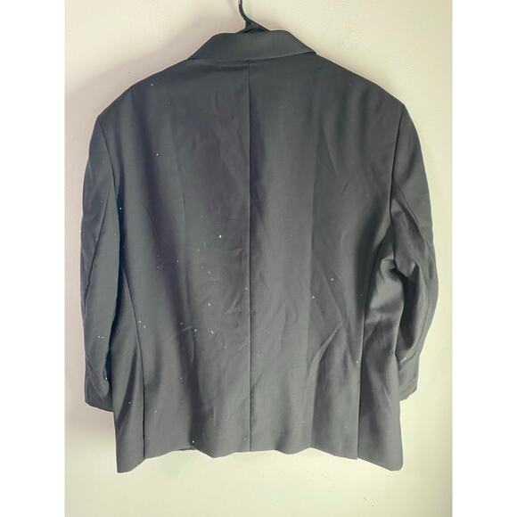 TheBLKTUX Black Suit Jacket Size 46S - Picture 2 of 5